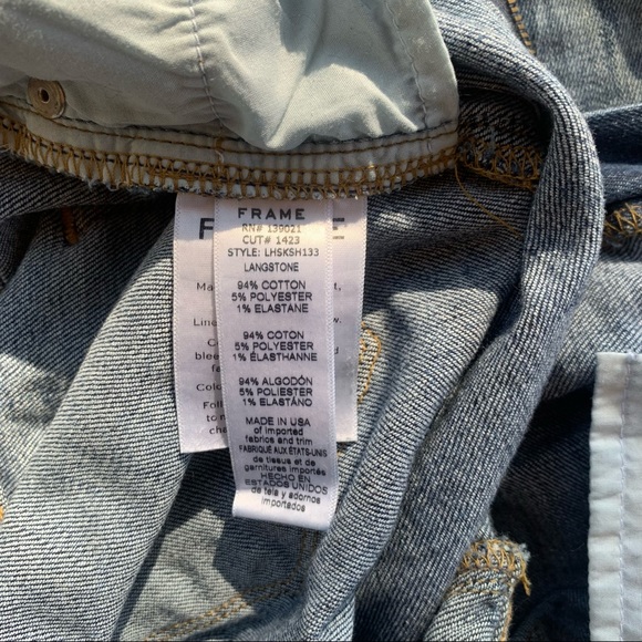 Frame Le High Skinny Jean in Langston Wash - Picture 6 of 7